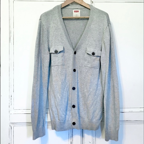Levi's Sweaters - EUC. LEVI’S classic button-up cardigan 100% cotton